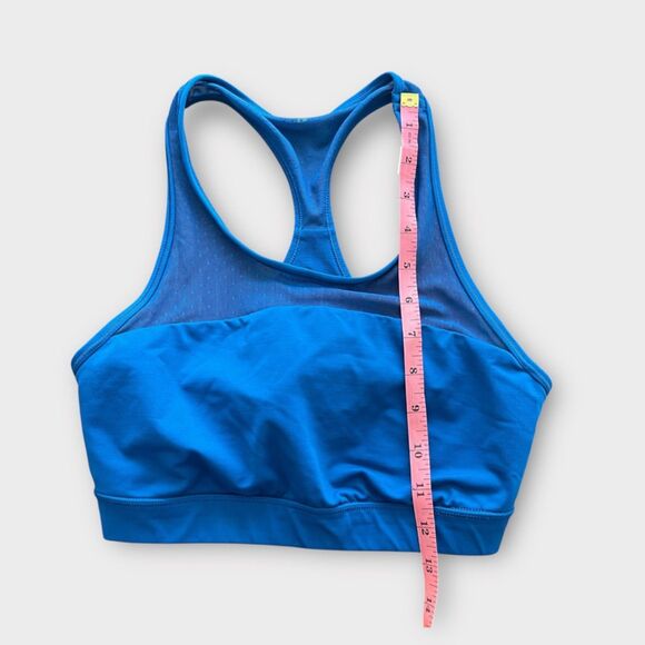 Lululemon Move Sheer Mesh Cutout Sports Bra Dark Royal Blue Size 6 - Picture 5 of 5